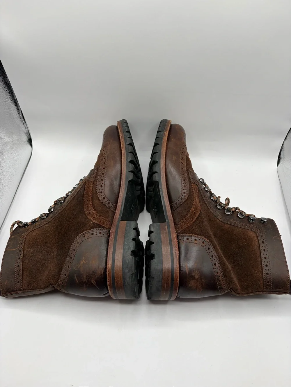 Frye George Adirondack Leather Boots Men’s Size 10.5 Brown